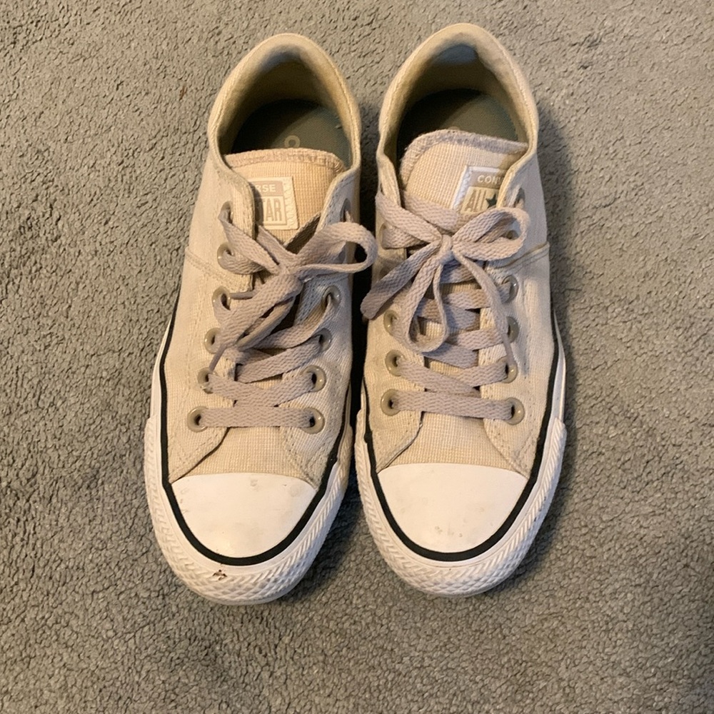 Tan Converse All Stars